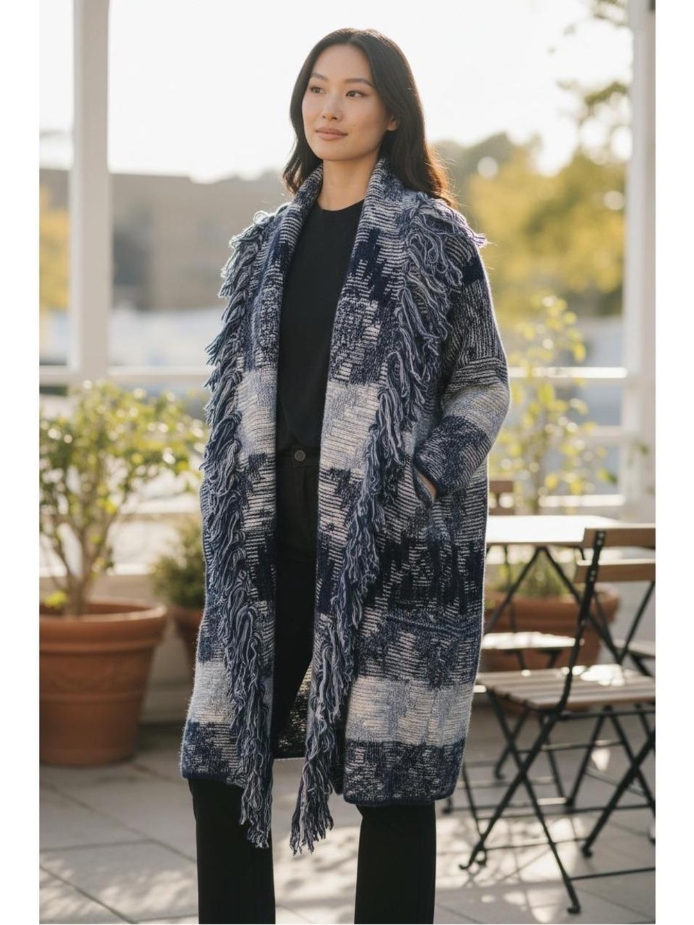 American Eagle Outfitters Open-Front Cardigan